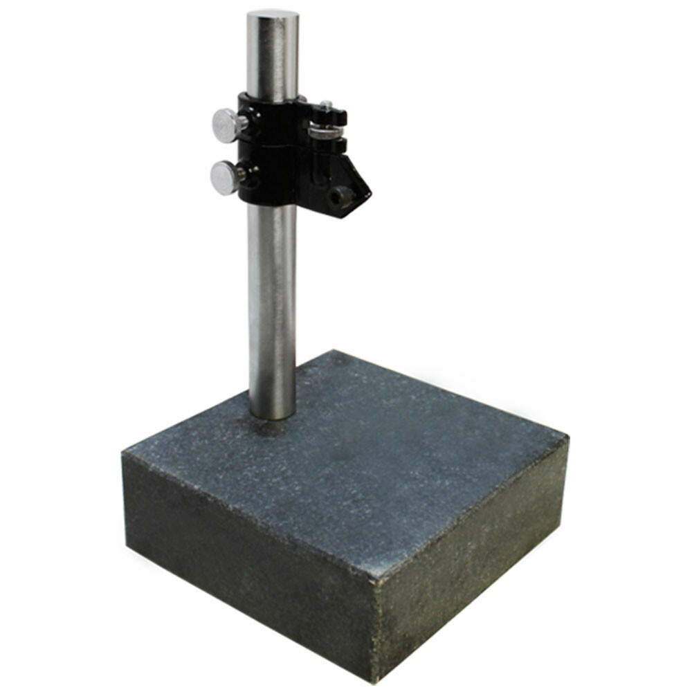 Granite Check Indicator Stand Surface Plate 6 x 6 x 2 inch