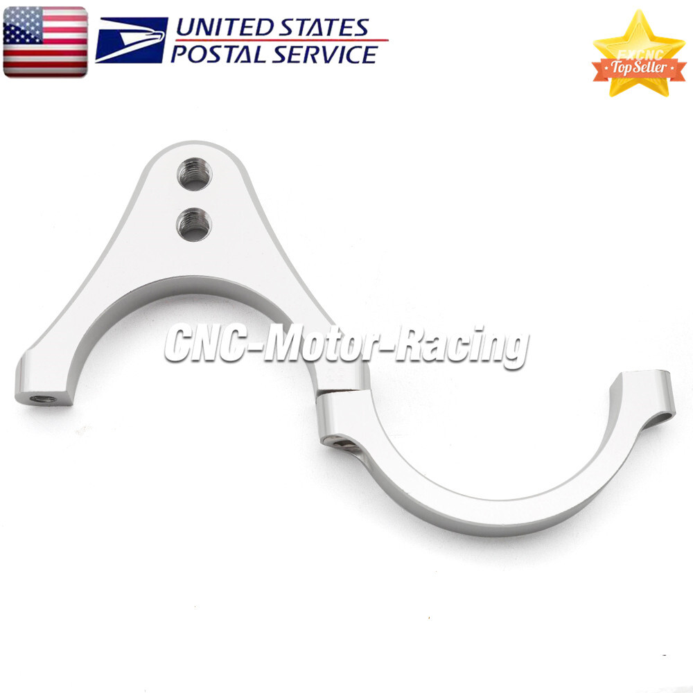 52mm CNC Universal Steering Damper Fork Frame Mounting Clamp Bracket Aluminum