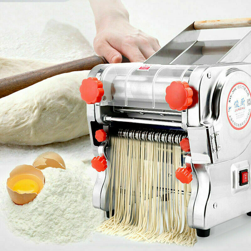 Commercial Electric Dough Roller Sheeter Noodle Pasta Dumpling Maker Machine