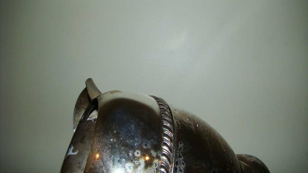 Sheridan Silver Co Silver On Copper Water Pitcher 6.5" Vintage