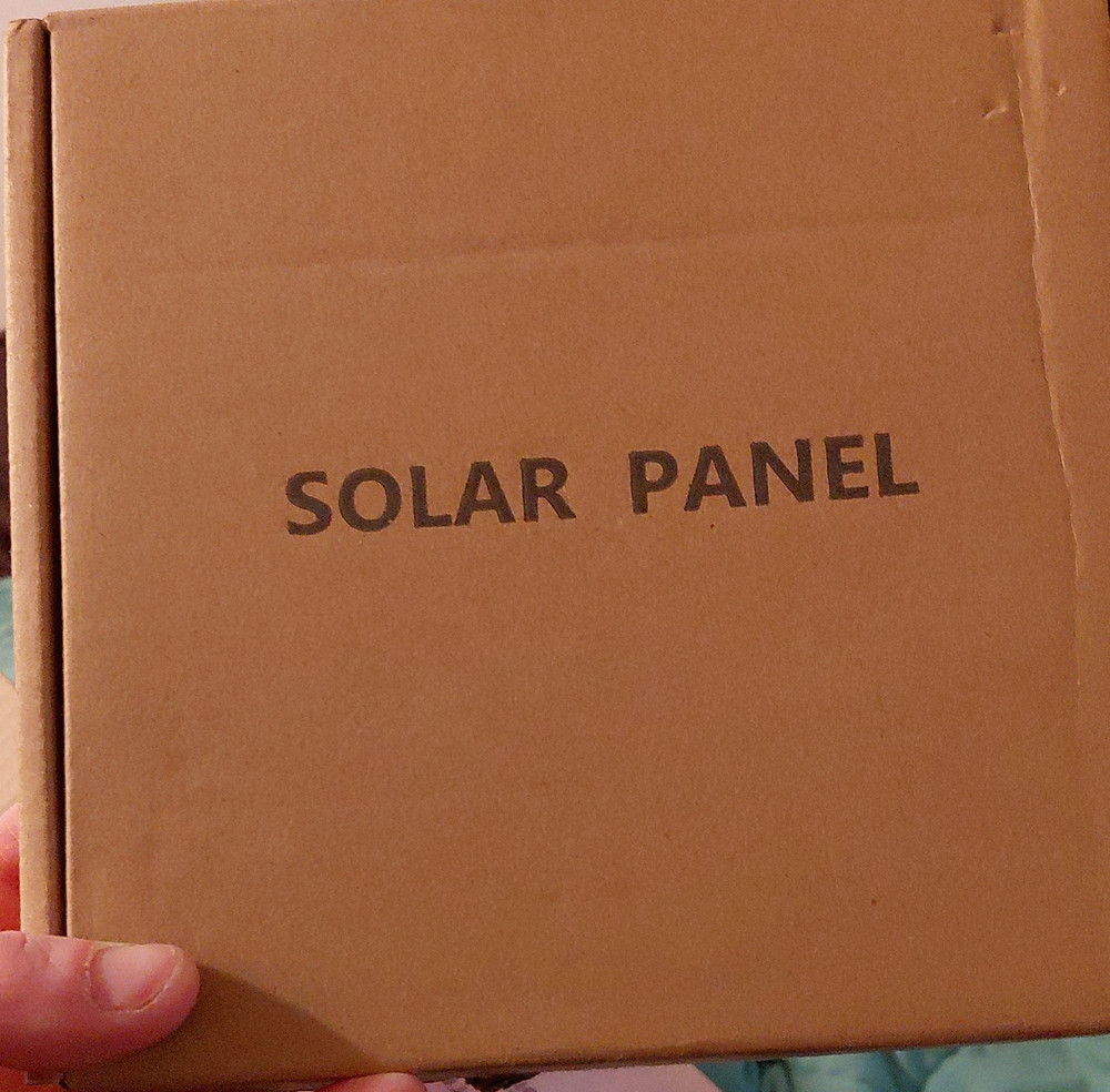 KJK 6W 6V Solar Panel with 360° Adjustable Security Mount for Security