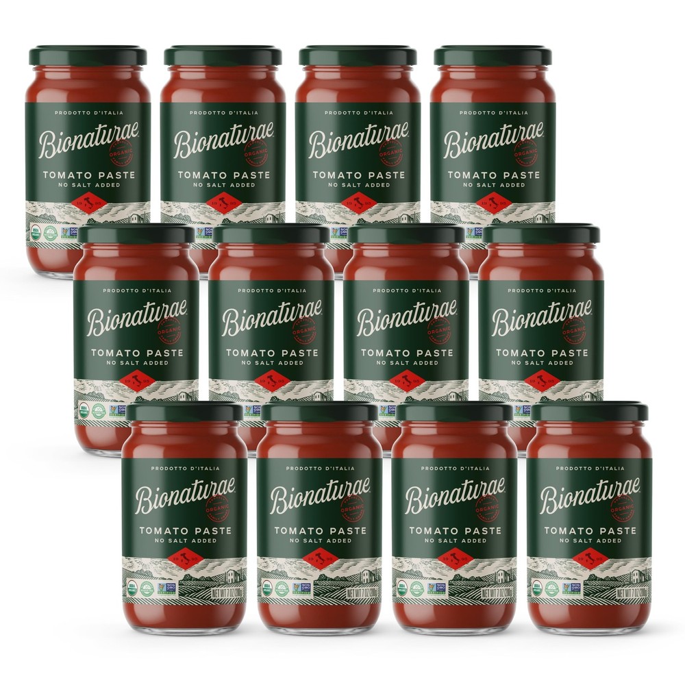 Bionaturae Organic Tomato Paste - No Salt Tomato Paste Tomato Paste in a Jar ...