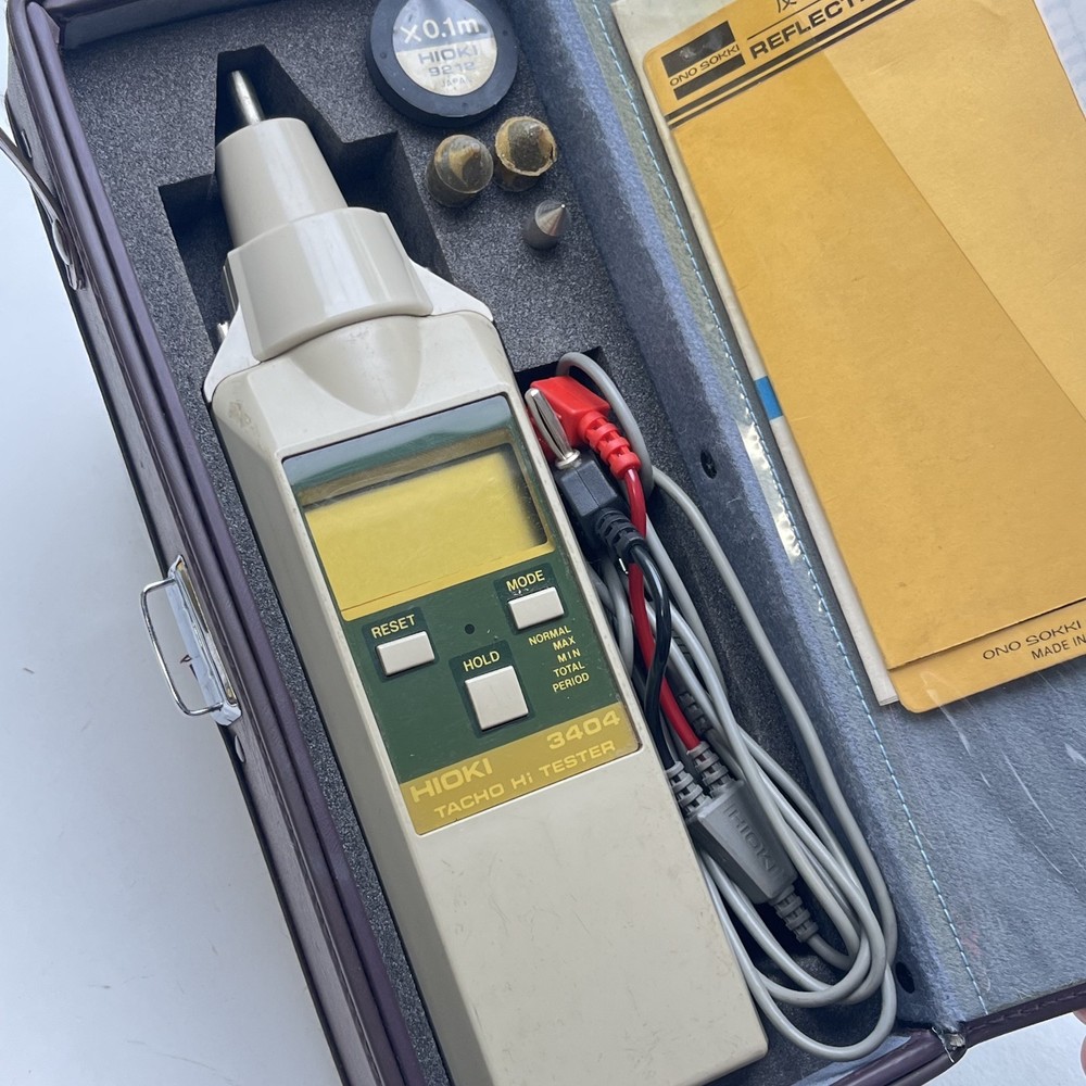 Hioki 3404 Speedometer HiTester - Digital Tachometer