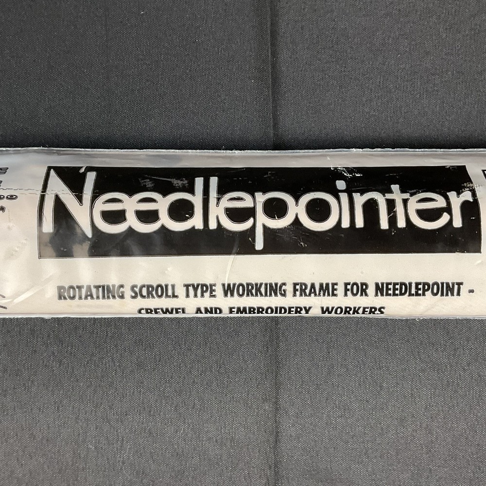 New! Needlepointer Rotating Scroll Frame Needlepoint Crewel Embroidery Model 125