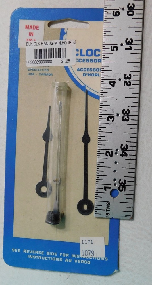 New Clock Hands USA Made Black