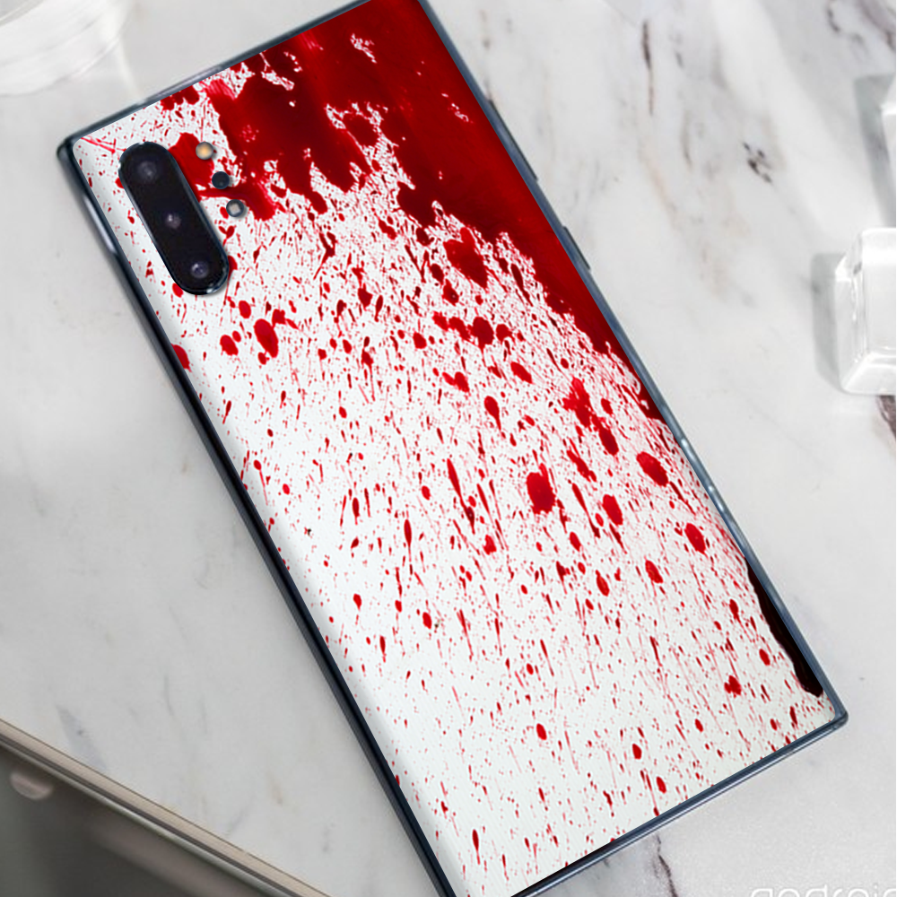 Skins Decal Wrap for Samsung Note 10 Plus Blood Splatter Dexter
