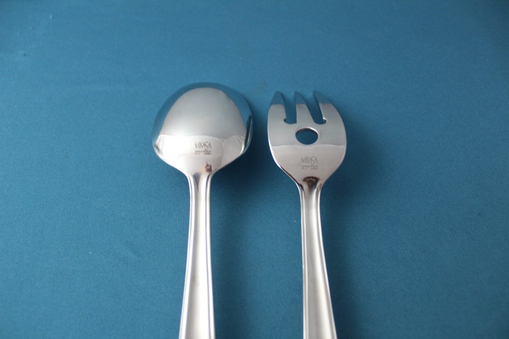 Mikasa CLASSICO SATIN Serving (2pc Set) Gerald Patrick Korea LIGHT USE