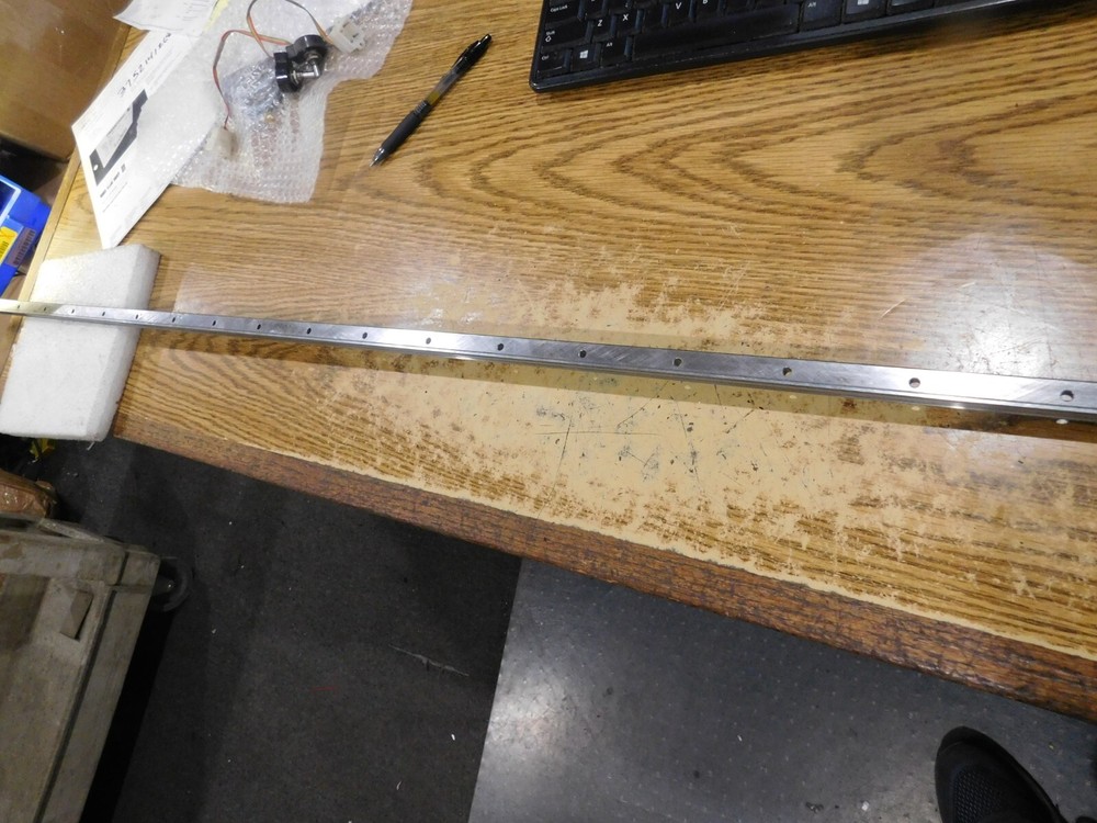 THK YGD62773 Linear LM Rail.  Approximately  5' ¼"