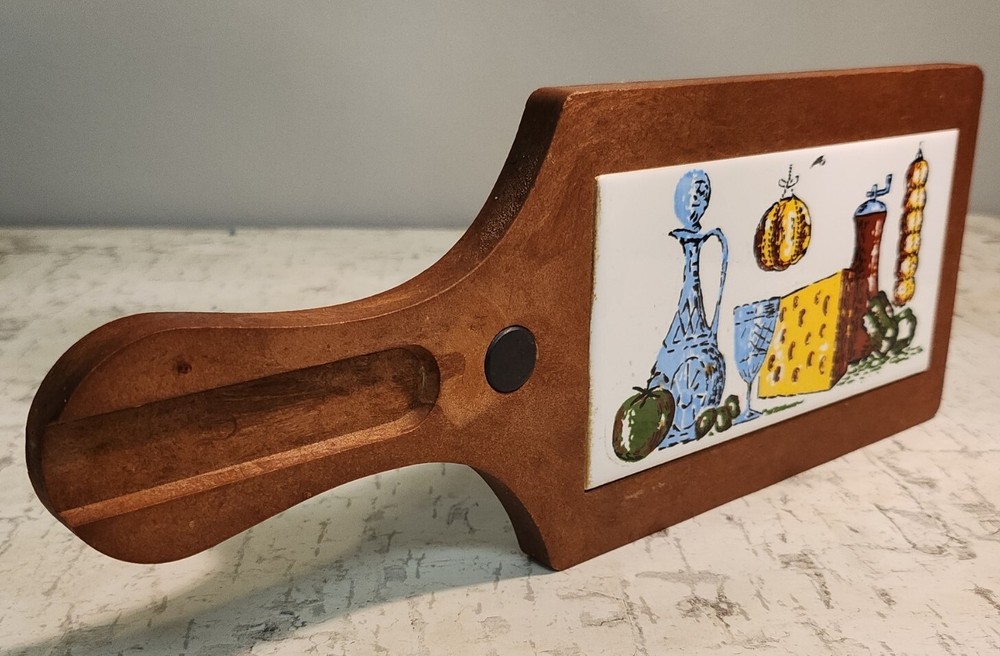 Vintage Japan Wood Cheese Cutting Board