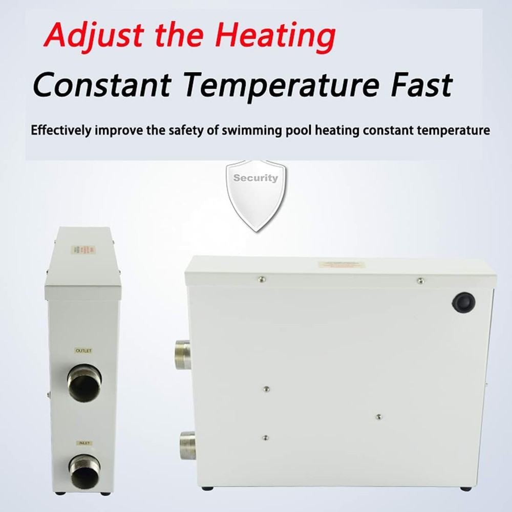 15KW Water Thermostat Swimming Pool &SPA Bath Hot Tub Electric Water Heater 380V