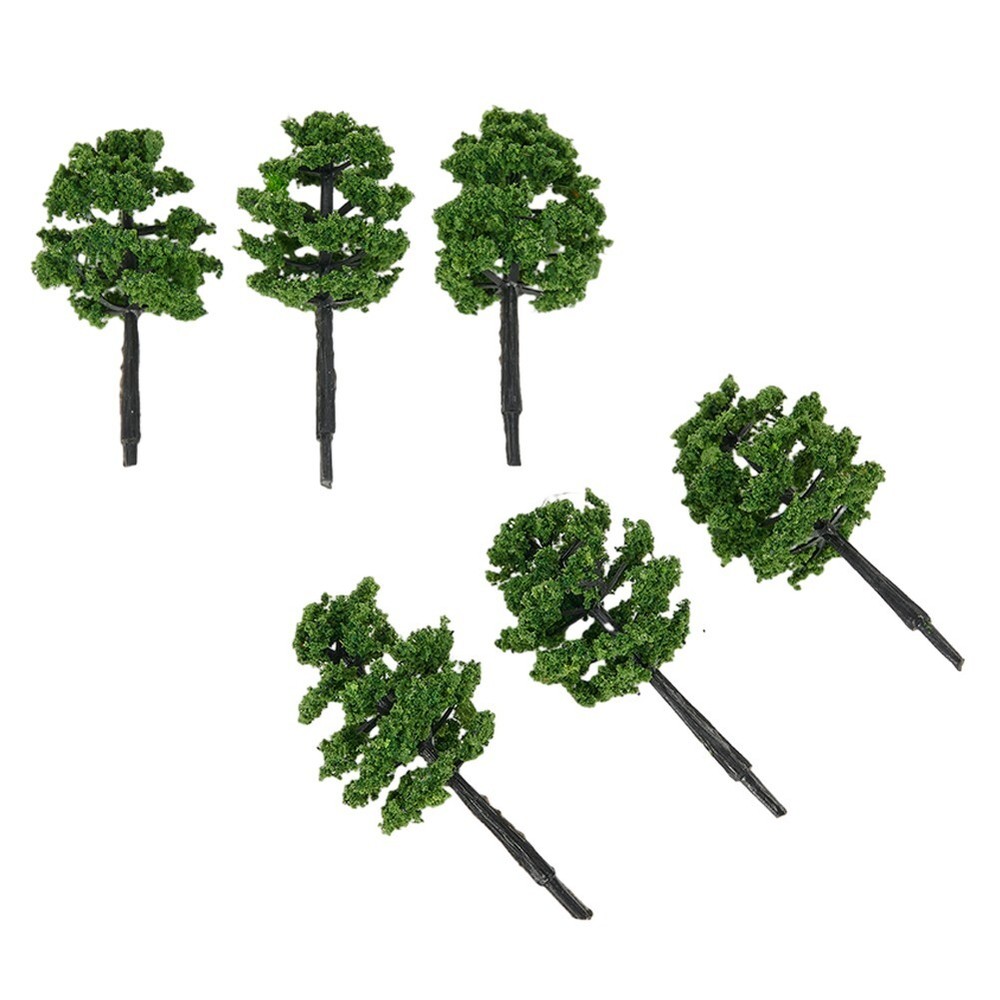 For N / OO Gauge Layouts Basic Scenery & Trees Model Trees 50mm? Trees 12pcs