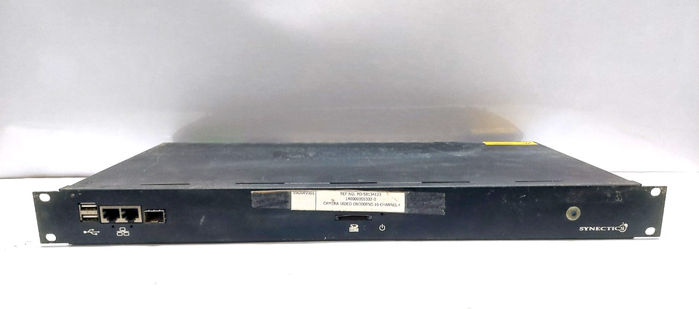 SYNECTICS E1600 VIDEO AUDIO 16 CHANNEL H264 NETWORK BASED ENCODER E 1600