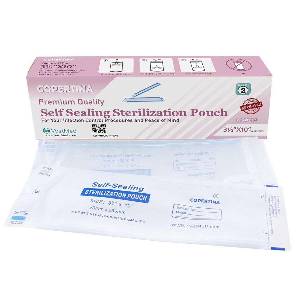 Self-Sealing Sterilization Pouches by Vastmed