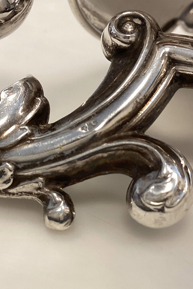 Beautiful old Silver Empire Bowl with handle