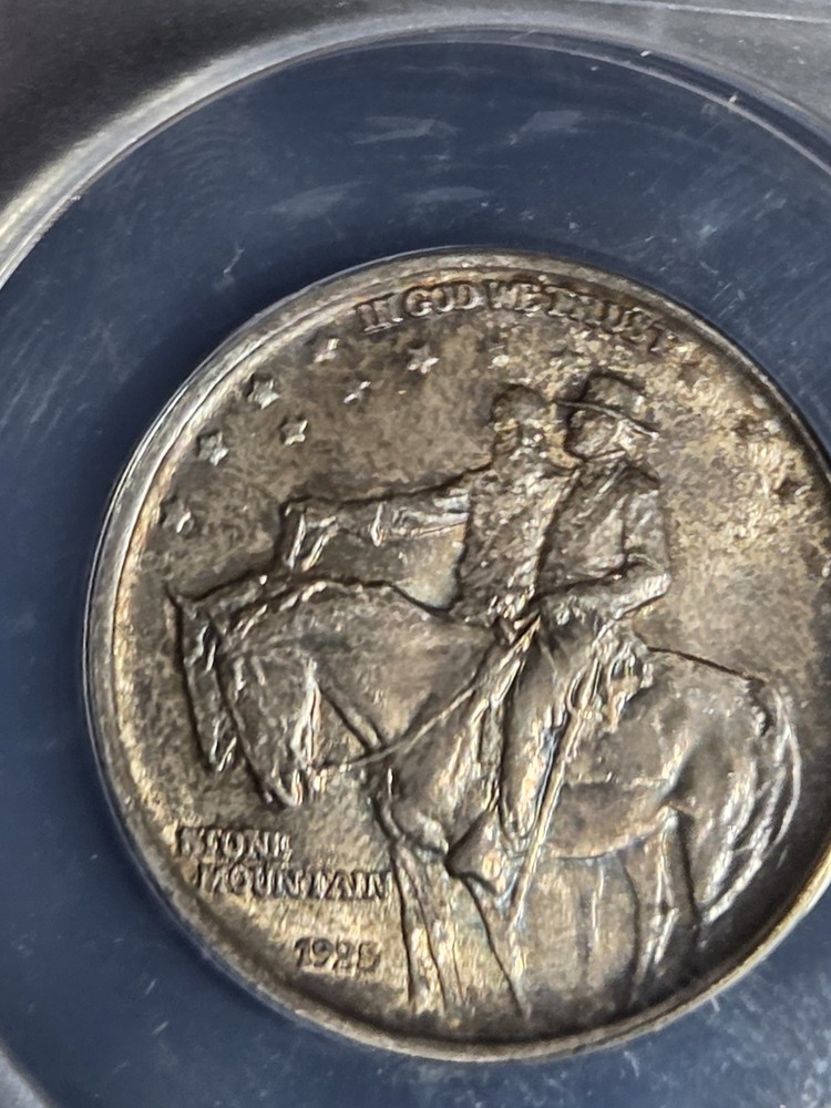 1925 Stone Mountain 50c Commemorative ANACS MS64 Toned