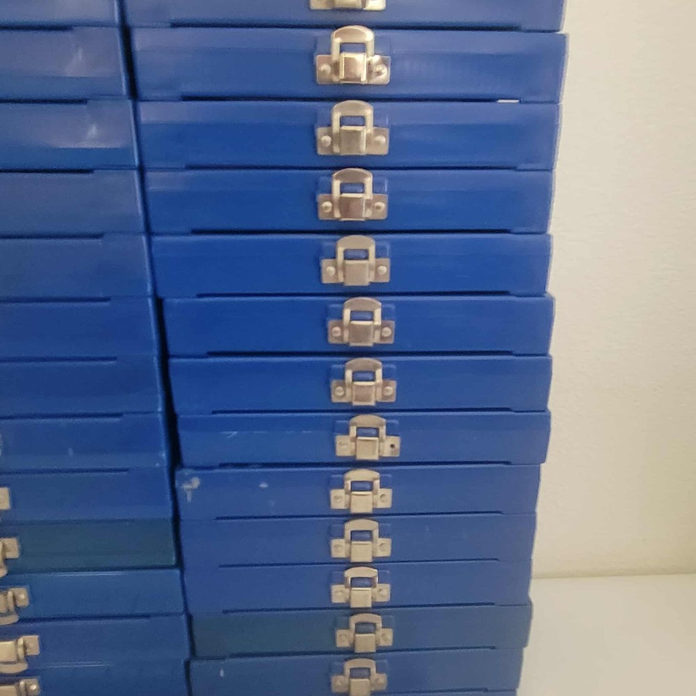 100-Place Slide Storage Boxes with Foam Lining*4-piece pack*