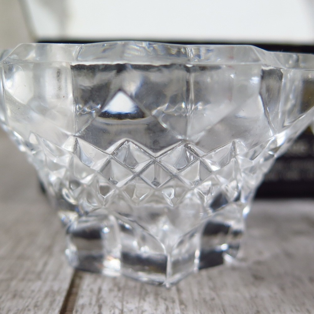 Prisma Design Imperlux 24% Lead Crystal Clear Class Candle Stick Holders