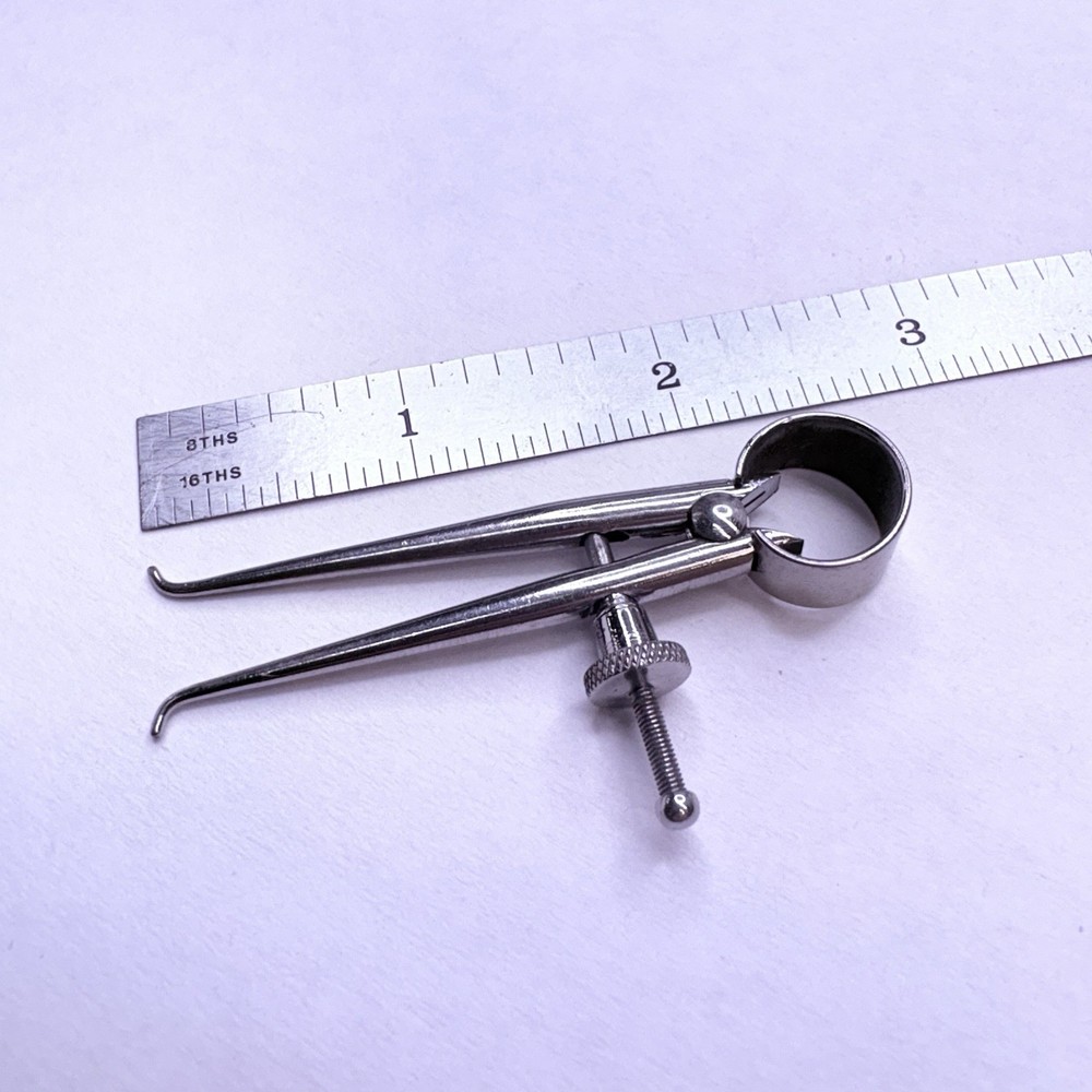 Lufkin #142 Toolmakers 2" Round Leg Inside Caliper - Excellent