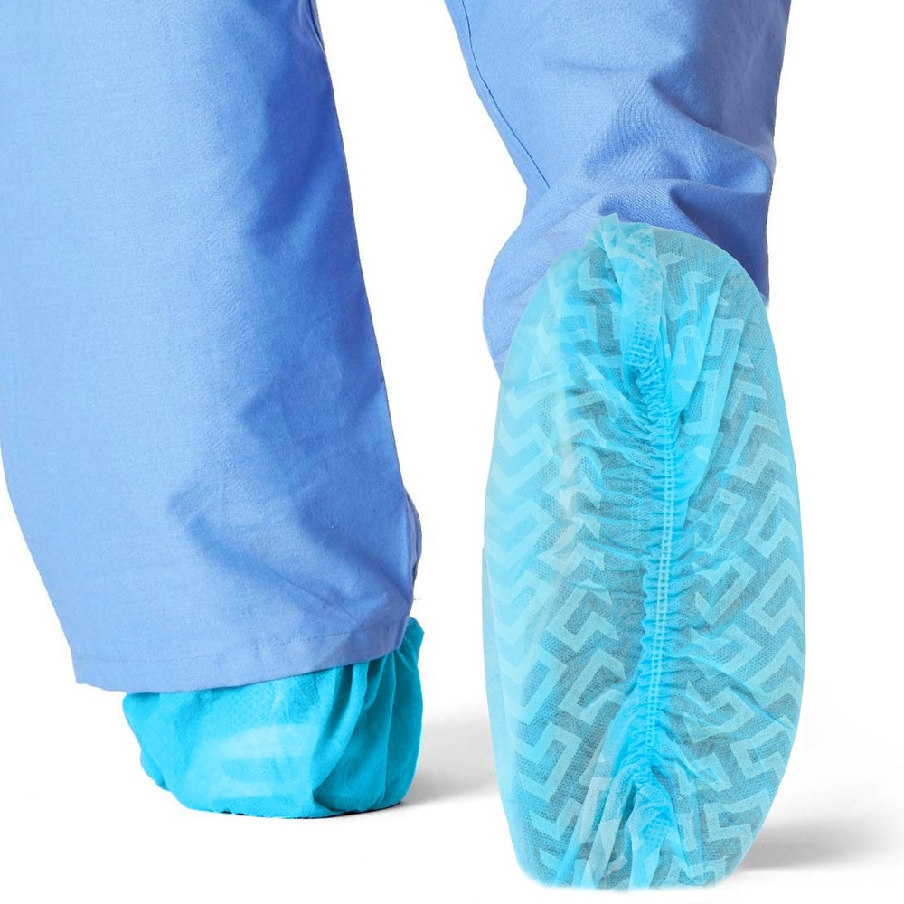 100pcs Disposable Non-Slip Boot Shoe Covers Water Resistant