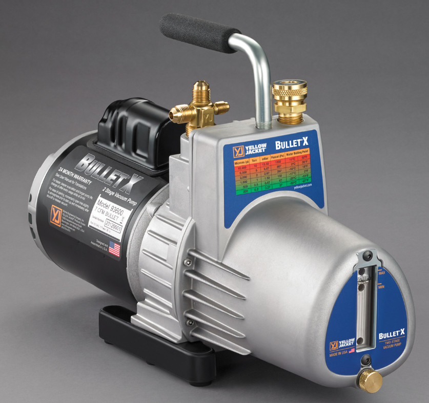 Yellow Jacket 93600 BULLET®X 7 CFM 2-Stage Vacuum Pump
