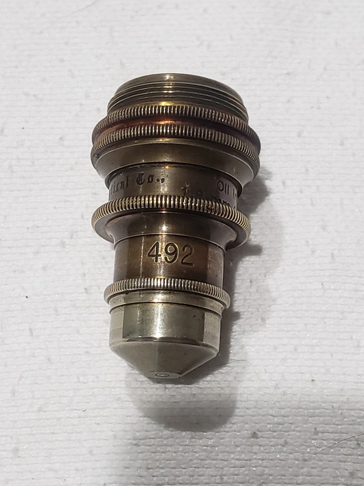 Antique Bausch & Lomb Microscope Objective 1.9mm with Case