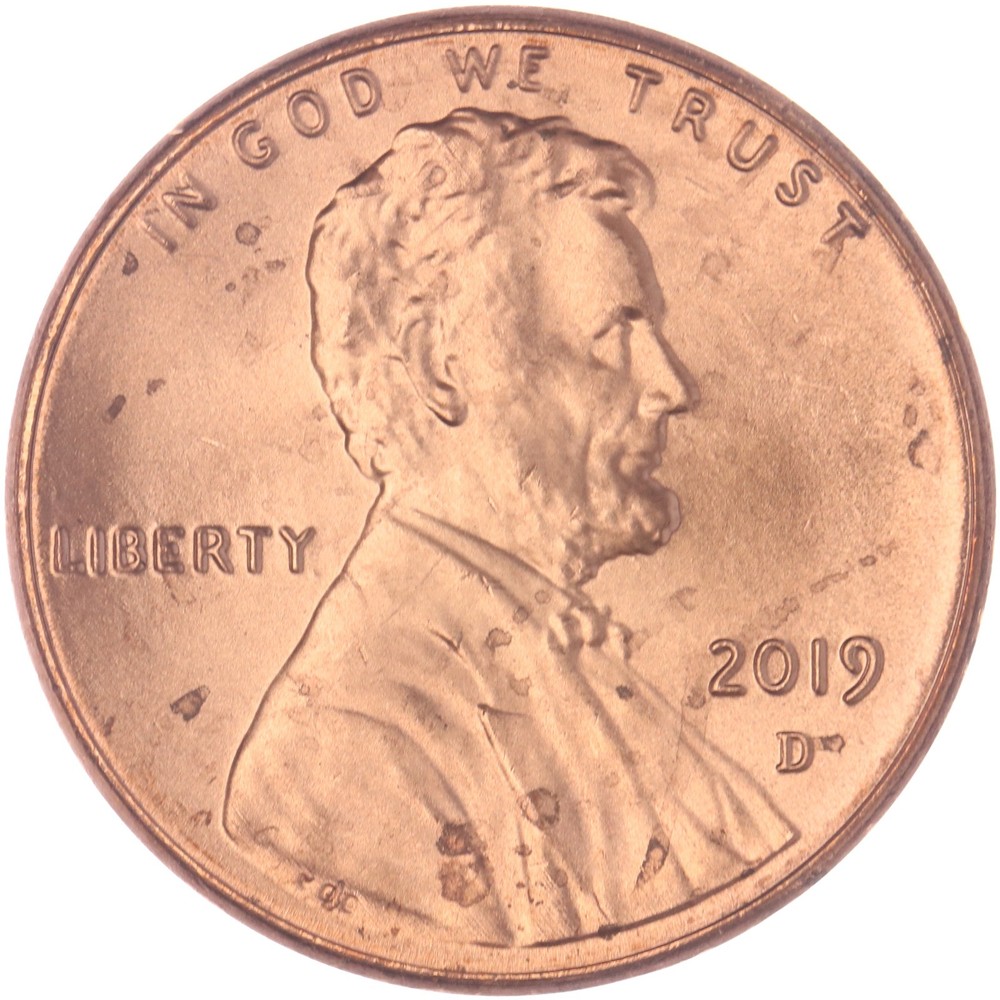 2019 D Lincoln Shield Cent BU Penny US Coin