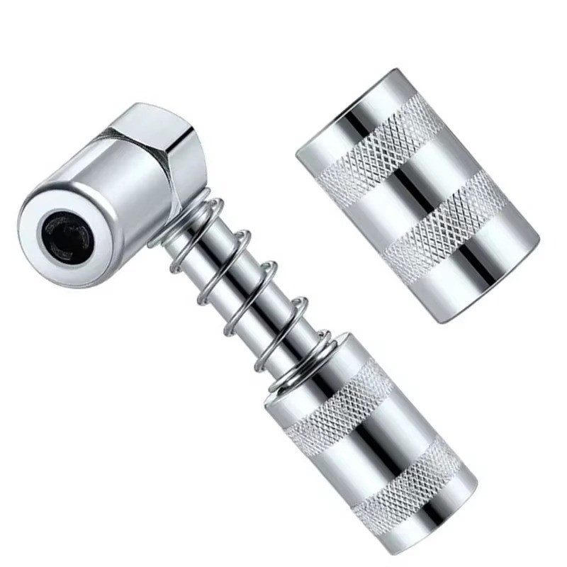 1 Set Grease Nozzle Adapter Grease Gun-Accessory 90 Degree Coupler Adapter Tool