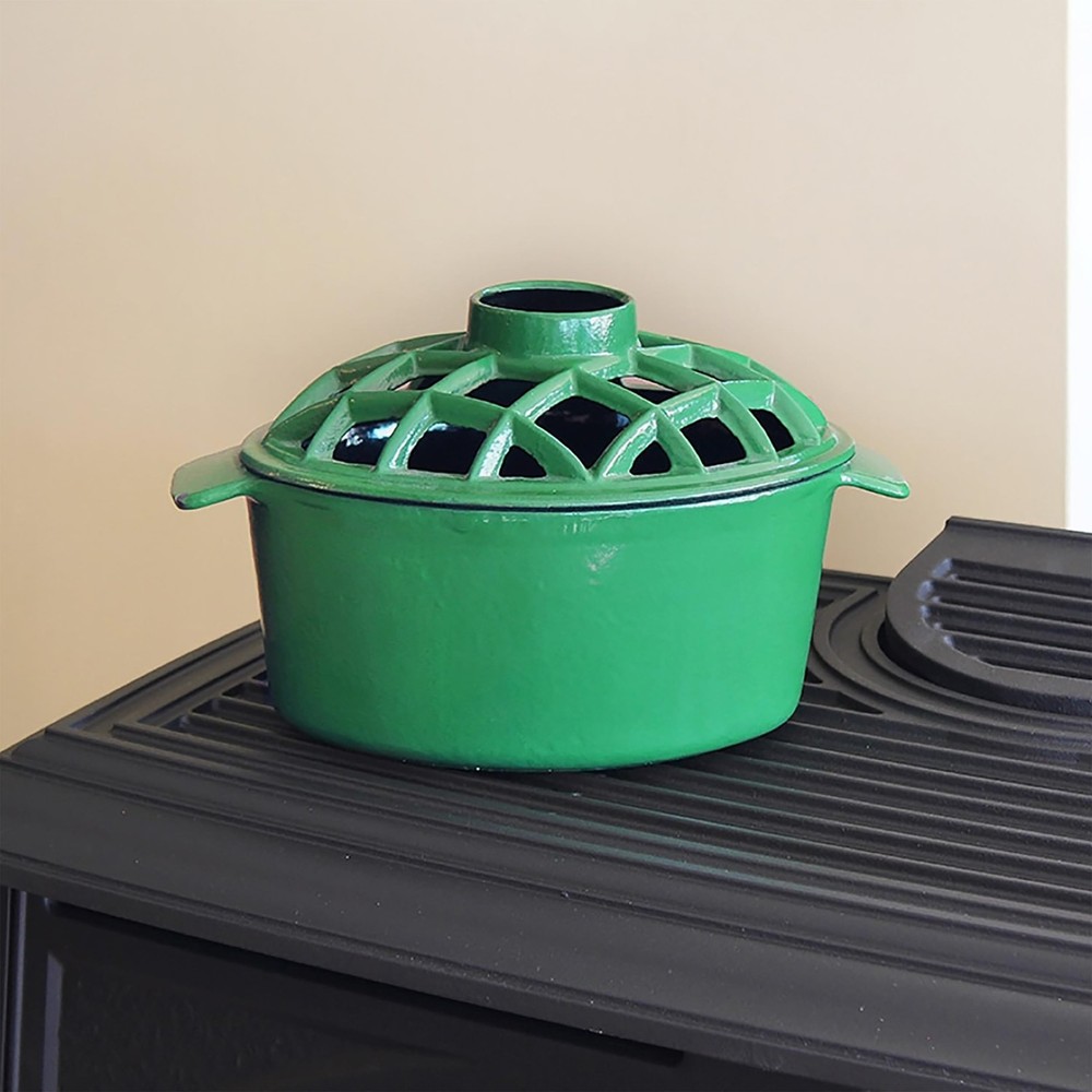 Green Lattice Top Steamer