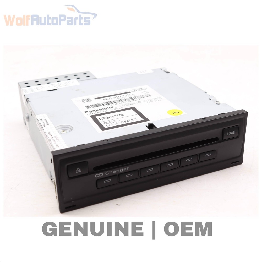2009-2011 AUDI Q5 - 6 DISC CD Changer 4E0035110A
