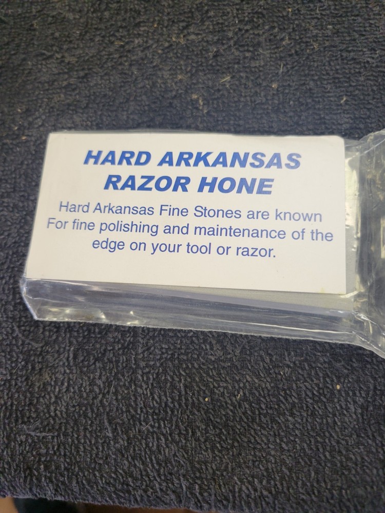 Arkansas  barber razor shaving hone