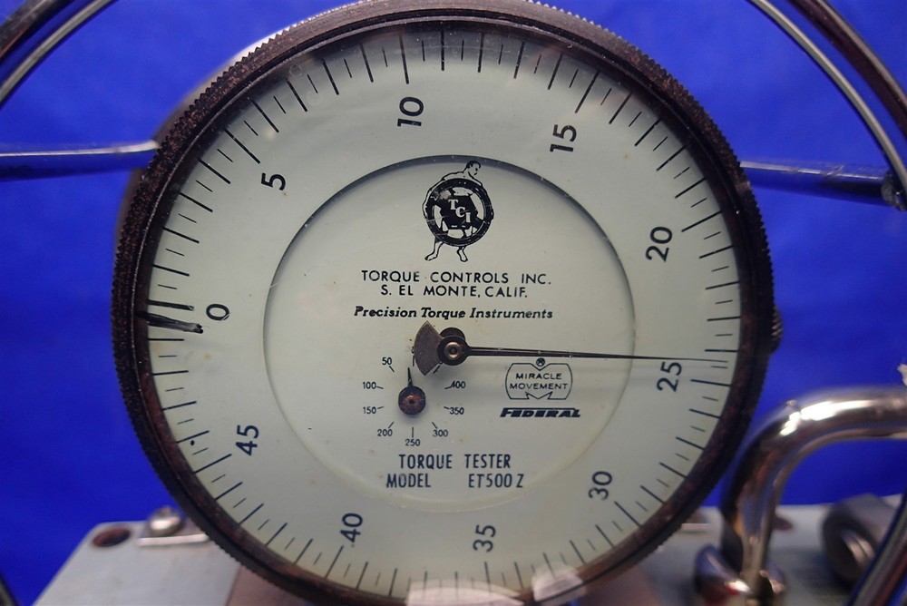 TORQUE CONTROLS TORQUE TESTER MODEL No. ET500Z