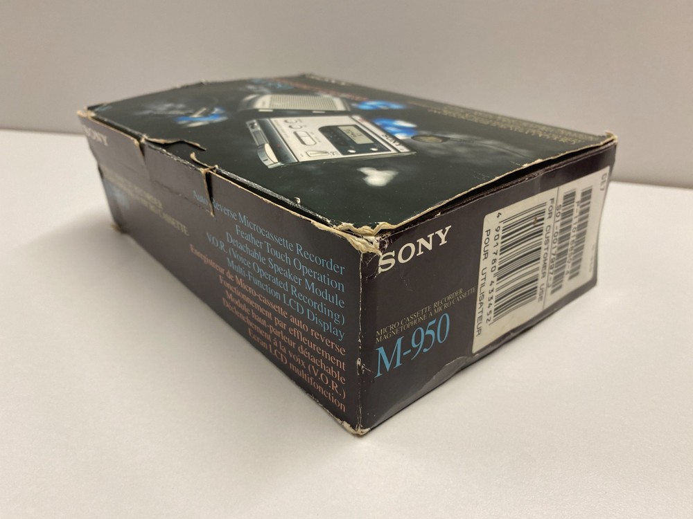 Sony M-950 Micro Cassette Recorder with Detachable Speaker Module