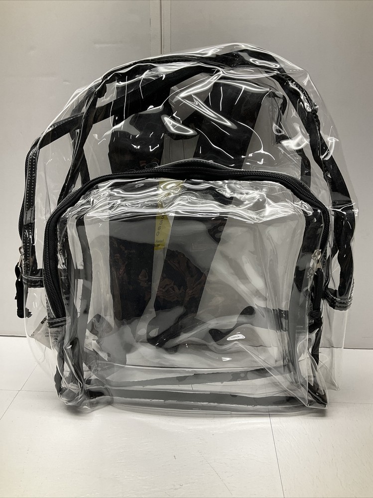 Staples Backpack, Solid, Clear (54935)