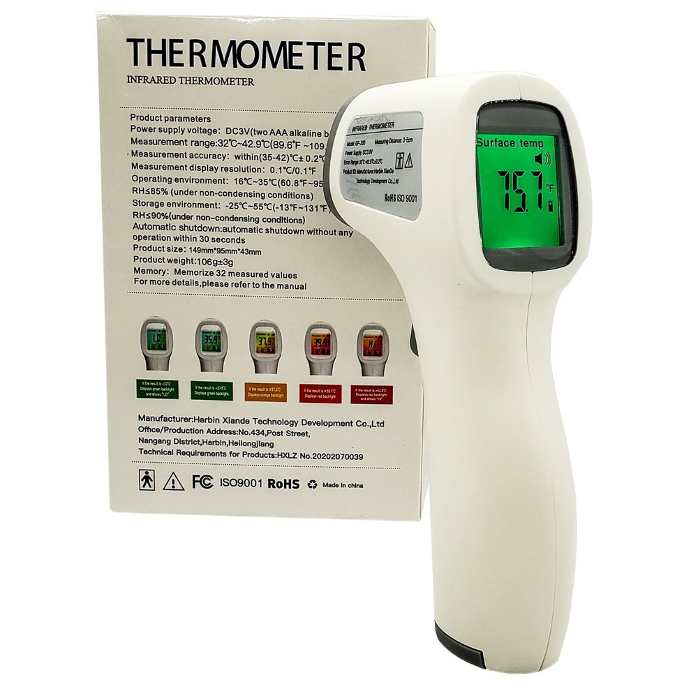 Infrared Thermometer Digital LCD Handheld Forehead Body Surface Temperature