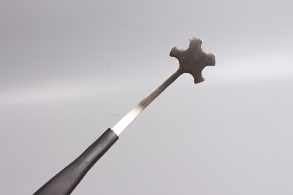 New Violin Viola Tool Sound Post S Setter W/Rubber Grip Protector Luthier Silver