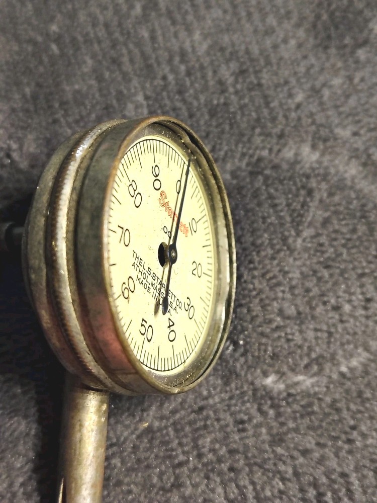 Vintage Starrett Dial Indicator (Missing Lens Cover See Description)