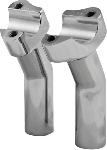 HD Chrome Forged Pullback 1 Handlebar Risers 4.5 Rise Dyna Conv 94-00
