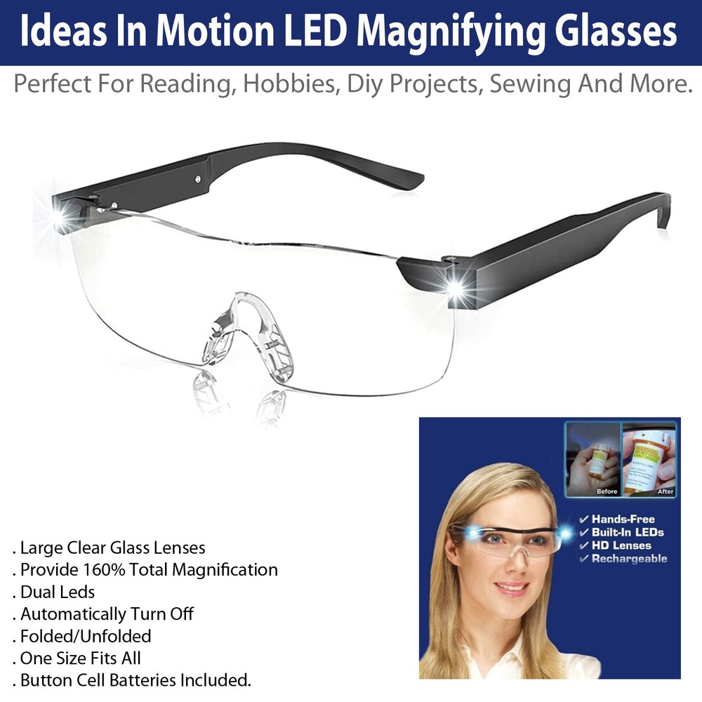 Ideas In Motion LED Magnifying Glasses