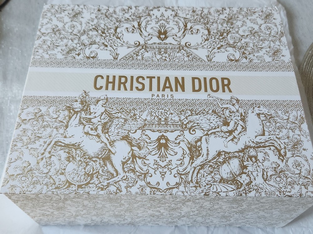 Christian Dior Gold Gift Box NEW! Fast Ship!
