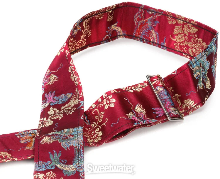 Fender Satin Dragon Strap - Wine