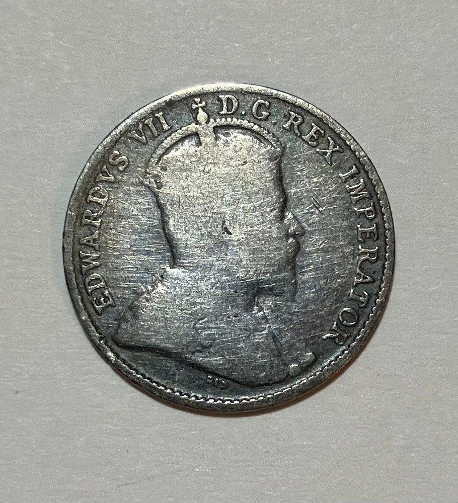 1903 Canada Silver 5 Cents - No H