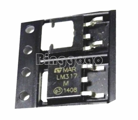 10PCS LM317M LM317 Medium Positive Adjustable Voltage Regulator 1.2-37V TO-252