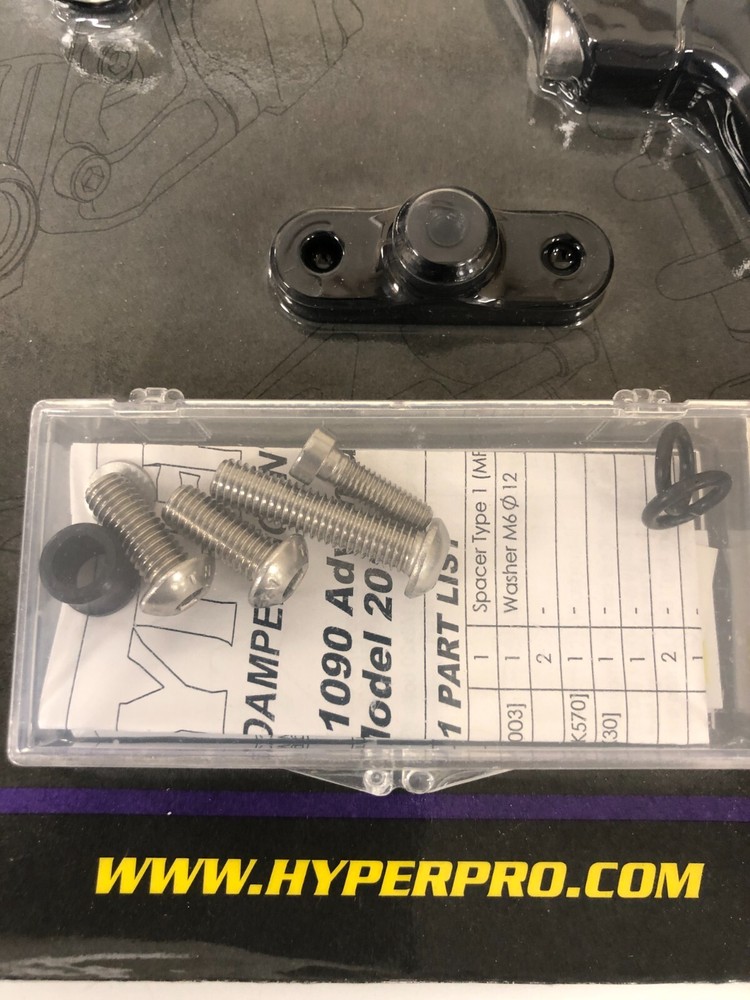 Hyperpro steering damper mounting kit. KTM 1090 Adventure (2017 - 2018)