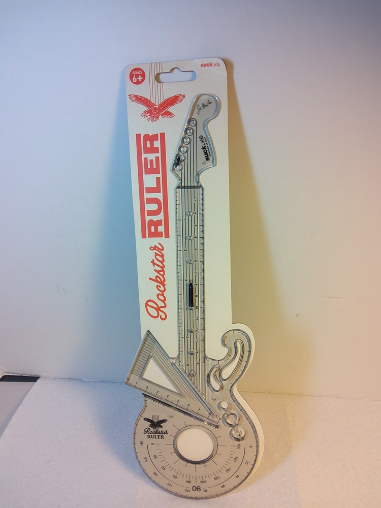 Suck UK Guitar Ruler, ROCKSTAR RULER