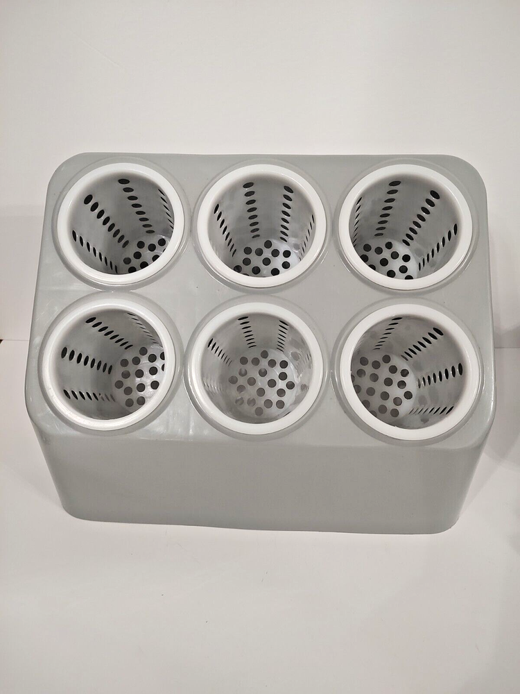 Vollrath 6 Compartment Restaurant Silverware Flatware Holder Utensil Holder