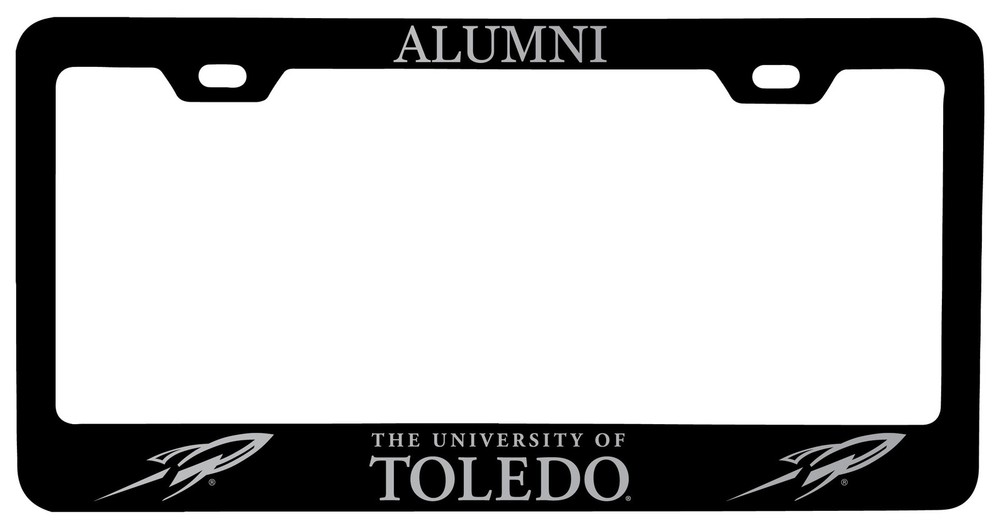 Toledo Rockets Alumni Engraved Metal License Plate Frame