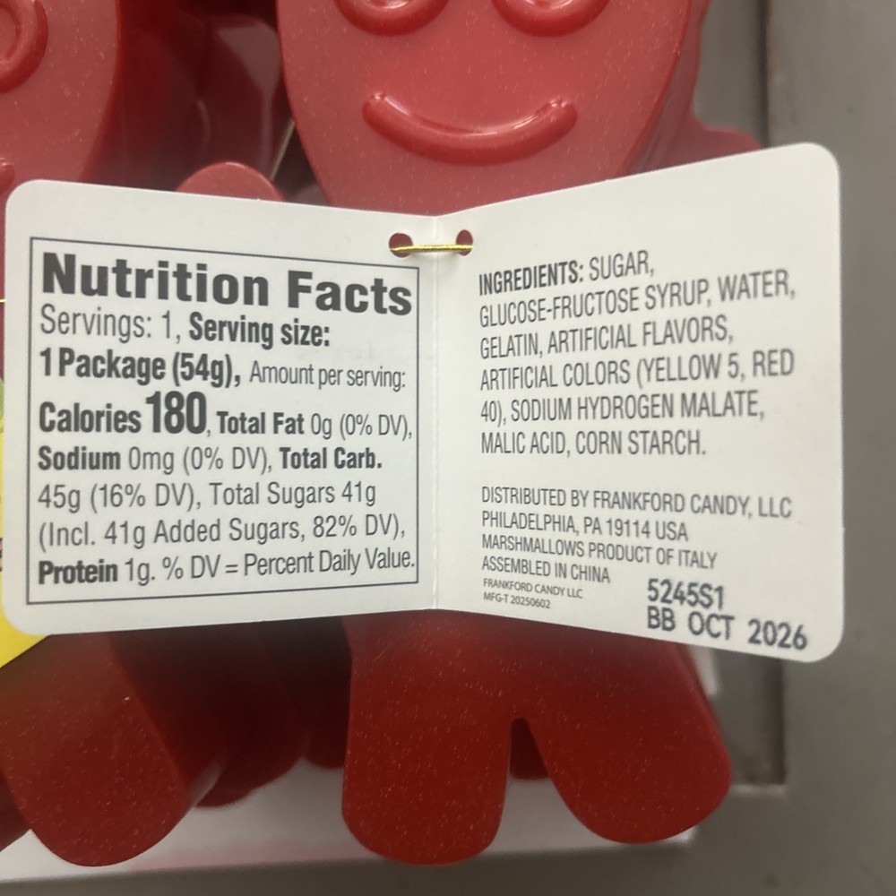 Sour Patch kids, Redberry Marshmallows