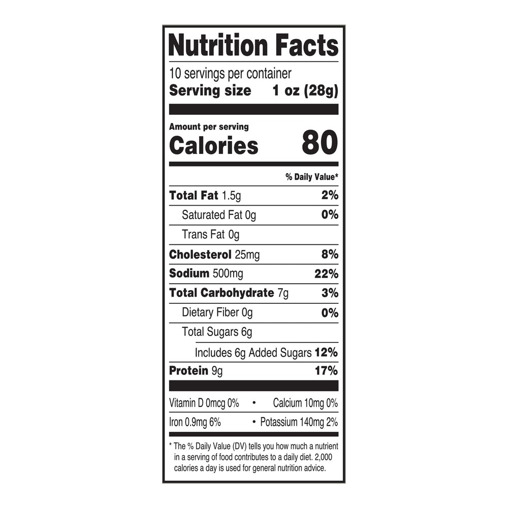 Great Value Peppered Beef Jerky Value Pack, 10 oz