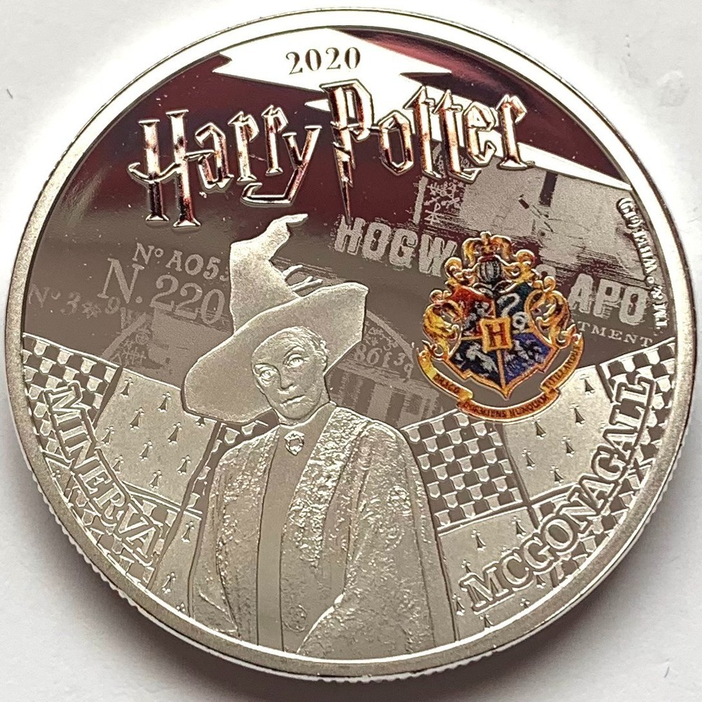 SAMOA HALF 1/2 DOLLAR 2020,PROOF,( Harry Potter - Minerva McGonagall)