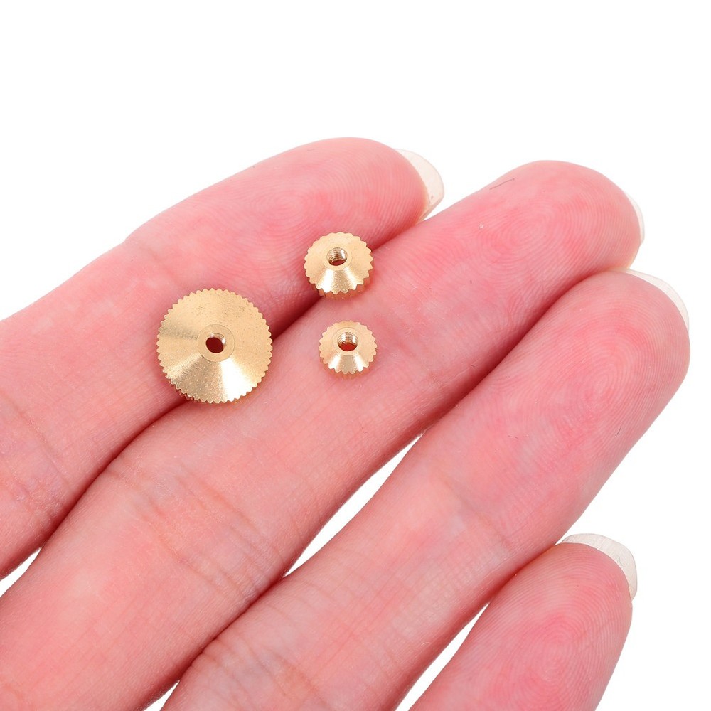 12 Pcs Clock Dial Movement Nut Diy Accessory Fixing Making Parts